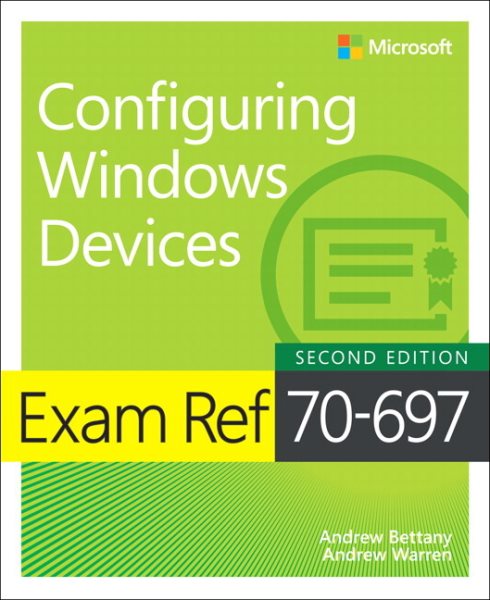 Exam Ref 70-697 Configuring Windows Devices cover