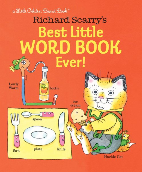Richard Scarry's Best Little Word Book Ever! (Little Golden Board Book) cover