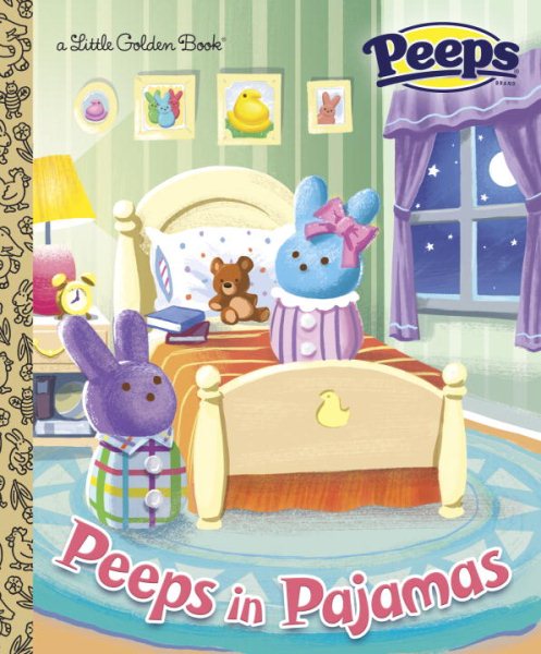 Peeps in Pajamas (Peeps) (Little Golden Book) cover