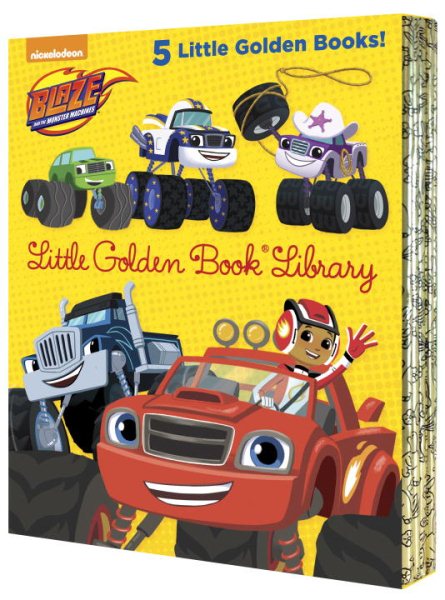 Blaze and the Monster Machines Little Golden Book Library (Blaze and the Monster Machines): Five of Nickeoldeon's Blaze and the Monster Machines Little Golden Books cover