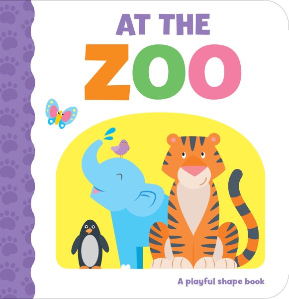 At the Zoo: A Playful Shape Book cover
