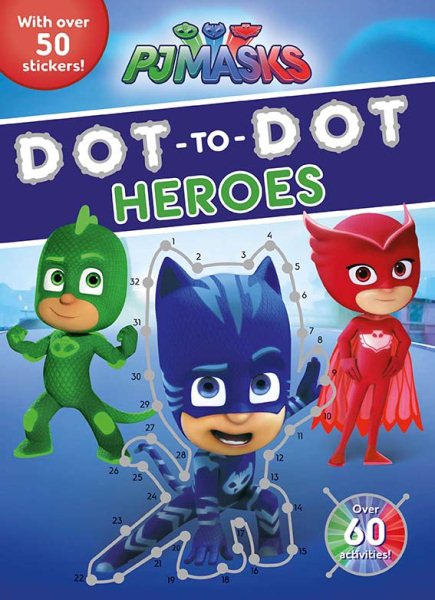Pj Masks Dot-to-dot Heroes cover