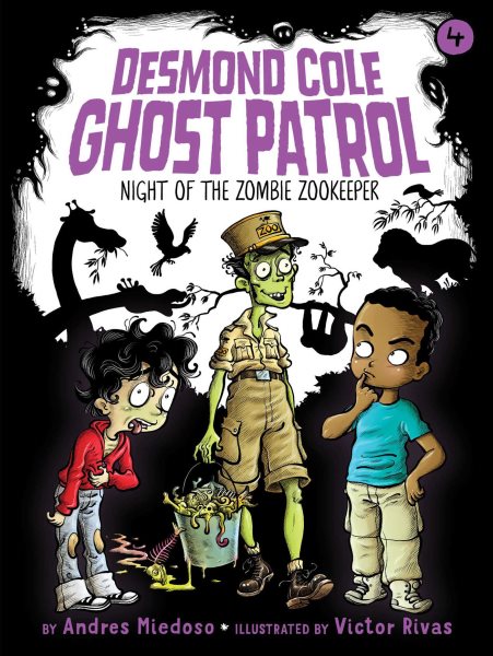 Night of the Zombie Zookeeper (4) (Desmond Cole Ghost Patrol) cover