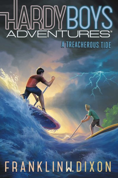 A Treacherous Tide (21) (Hardy Boys Adventures) cover