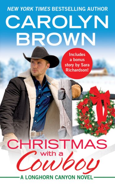 Christmas with a Cowboy: Includes a bonus novella (Longhorn Canyon, 5) cover