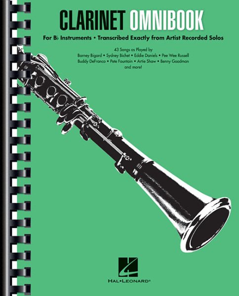 Clarinet Omnibook for B-flat Instruments: Transcribed Exactly from Artist Recorded Solos cover