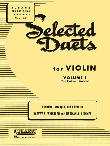 Selected Duets for Violin - Volume 1: Medium First Position (Rubank Educational Library) cover