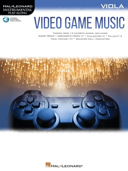 Video Game Music for Viola: Instrumental Play-Along Series Book/Online Audio cover