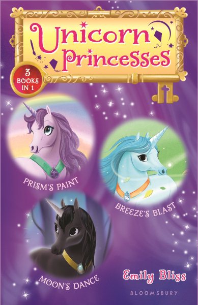 Unicorn Princesses Bind-up Books 4-6: Prism's Paint, Breeze's Blast, and Moon's Dance cover