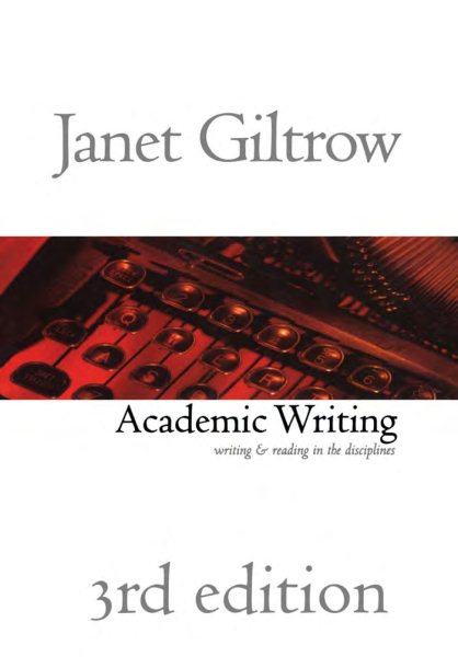 Academic Writing: Writing and Reading Across the Disciplines, 3rd Edition