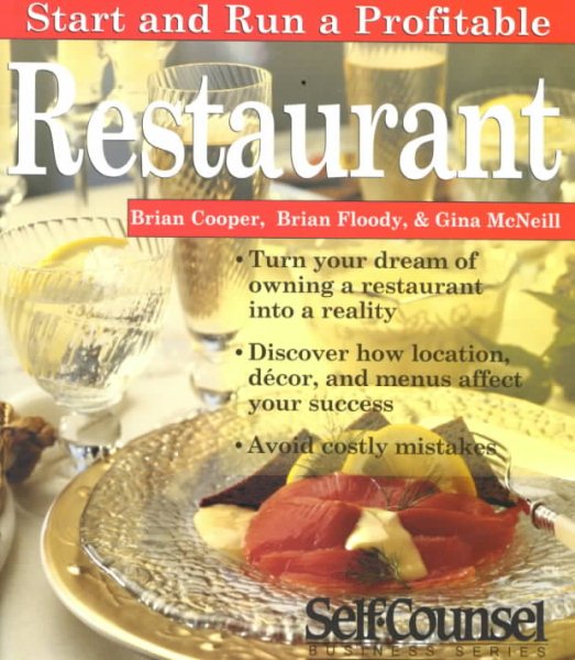 Start & Run a Profitable Restaurant (Self-Counsel Business Series) cover