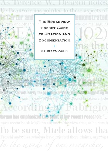 The Broadview Pocket Guide to Citation and Documentation cover