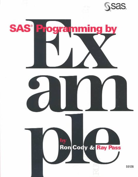 SAS Programming by Example cover