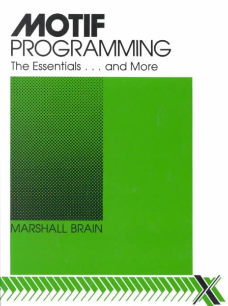 Motif Programming: The Essentials... and More (HP Technologies) cover