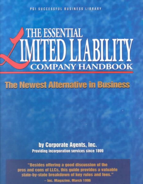 Essential Limited Liability Company Handbook (Psi Successful Business Library) cover