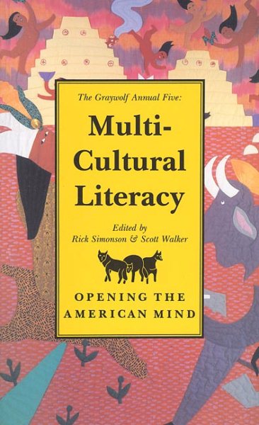 The Graywolf Annual Five: Multi-Cultural Literacy cover