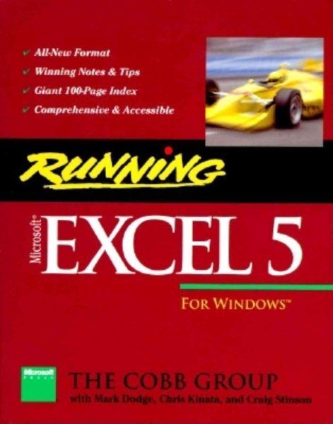 Running Microsoft Excel 5 for Windows cover