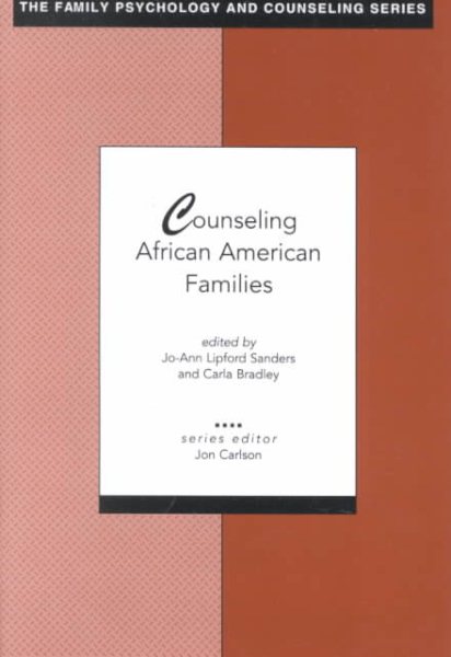 Counseling African American Families (The Family Psychology and Counseling Series) cover