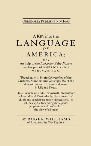 Key into the Language of America cover