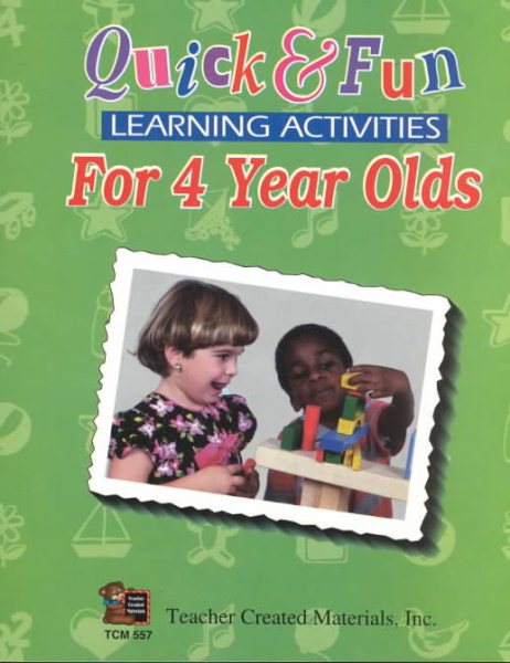 Quick & Fun Learning Activities for 4 Year Olds cover