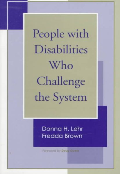 People with Disabilities Who Challenge the System cover