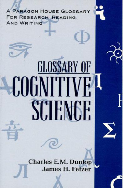 Glossary Cognitive Science (A Paragon House Glossary for Research, Reading, and Writing) cover