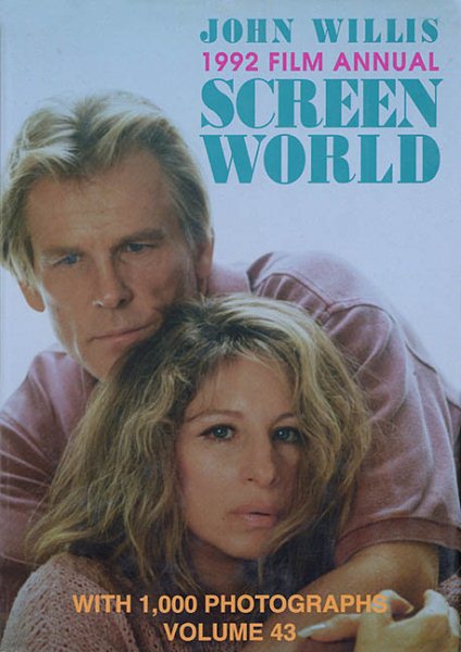 Screen World 1992, Vol. 43 cover