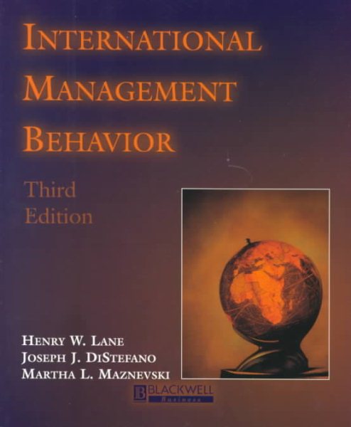 International Management Behavior cover