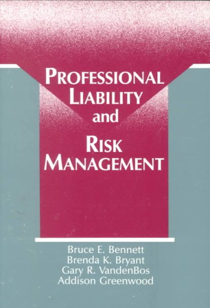 Professional Liability and Risk Management cover