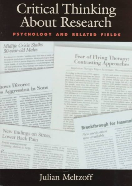 Critical Thinking About Research: Psychology and Related Fields cover