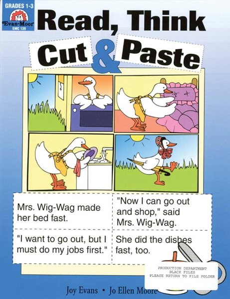 Read, Think, Cut & Paste (Sequencing for Young Learners) cover