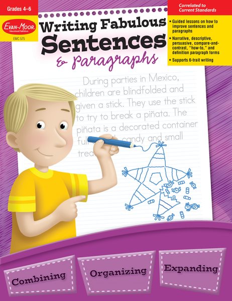 Writing Fabulous Sentences & Paragraphs, Grades 4-6 cover