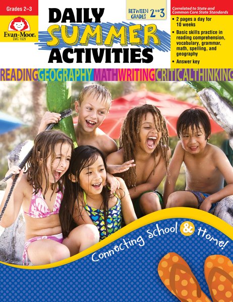 Daily Summer Activities, Moving from Second to Third Grade cover