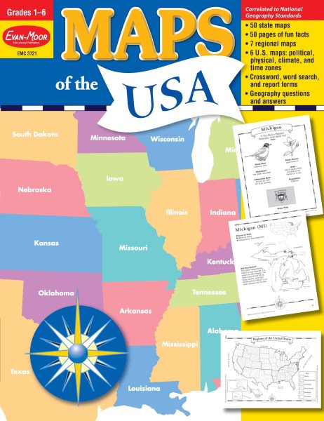 Maps of the U.S.A. cover