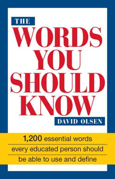 The Words You Should Know cover