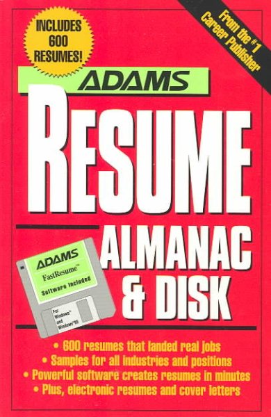 Adams Resume Almanac With Disk cover