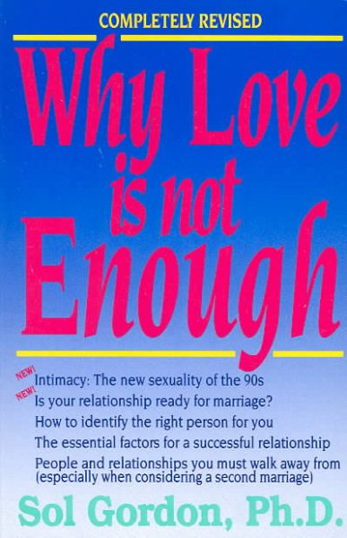 Why Love Is Not Enough cover
