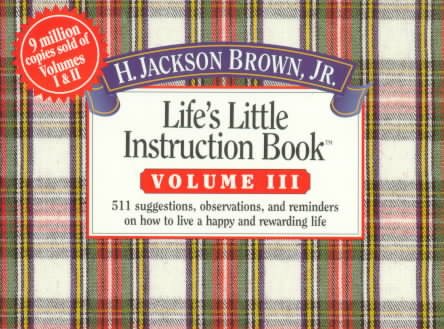 Life's Little Instruction Book (Life's Little Instruction Book , Vol 3) cover