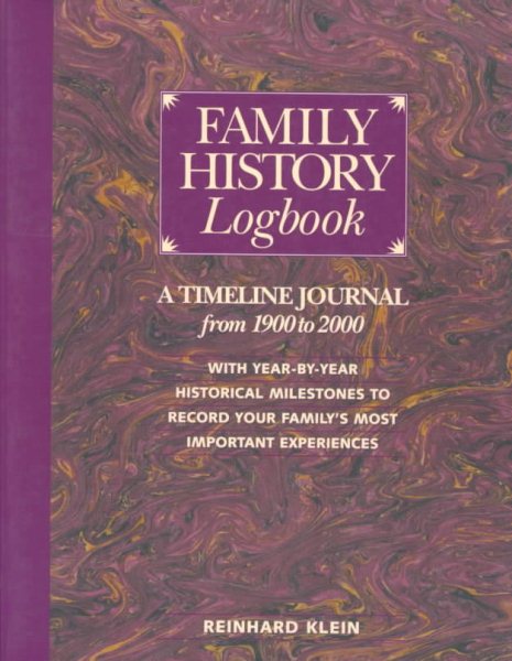 Family History Logbook cover