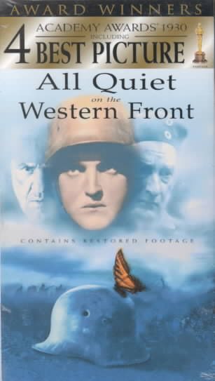 All Quiet on the Western Front in VHS format cover
