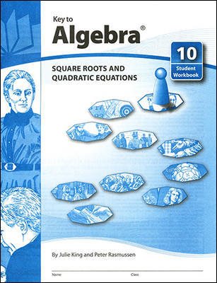Key to Algebra, Book 10: Square Roots and Quadratic Equations (KEY TO...WORKBOOKS) cover