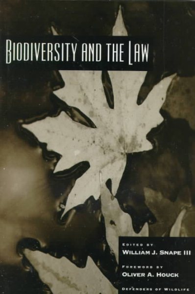 Biodiversity and the Law cover