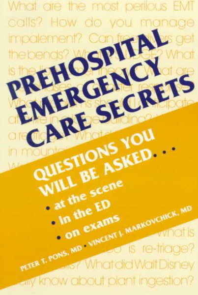 Prehospital Emergency Care Secrets cover
