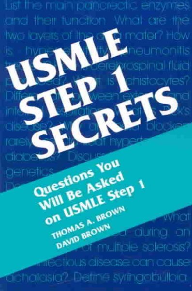 USMLE Step 1 Secrets cover