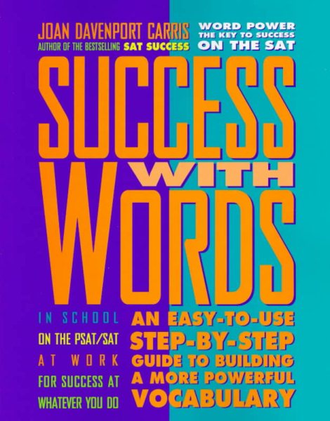 Peterson's Success With Words cover
