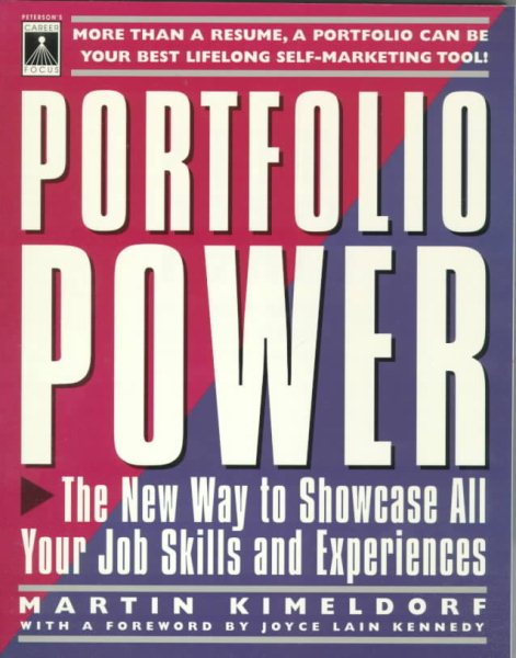 Peterson's Portfolio Power: The New Way to Showcase All Your Job Skills and Experiences-paperback cover