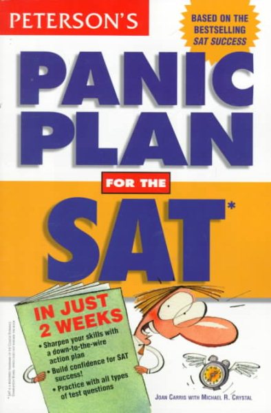 Peterson's Panic Plan for the Sat (Arco Panic Plan for the SAT) cover
