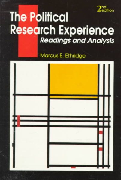The Political Research Experience: Readings and Analysis cover