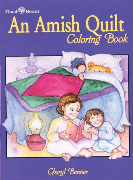 An Amish Quilt Coloring Book cover