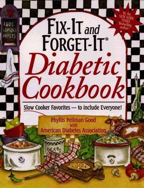 Fit-It and Forget-It Diabetic Cookbook: Slow-Cooker Favorites to Include Everyone! Gift Edition cover